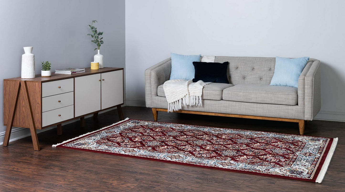 Teppich "Almas" Rechteckig Dunkelrot 150x245 cm