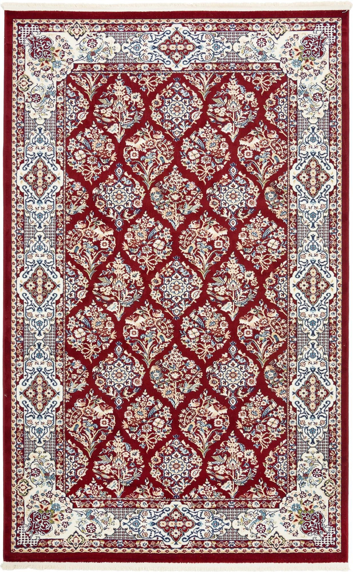 Teppich "Almas" Rechteckig Dunkelrot 150x245 cm
