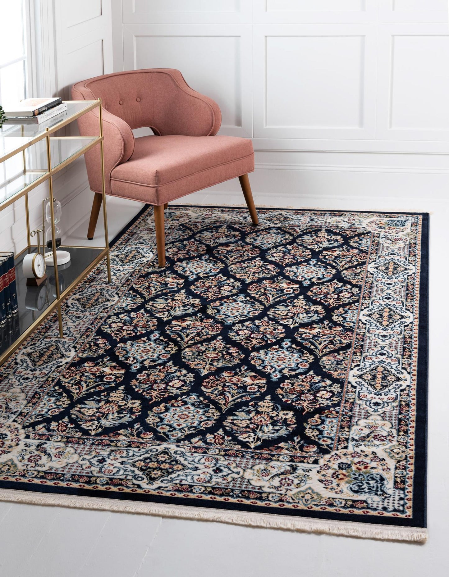 Teppich "Almas" Rechteckig Marineblau 150x245 cm