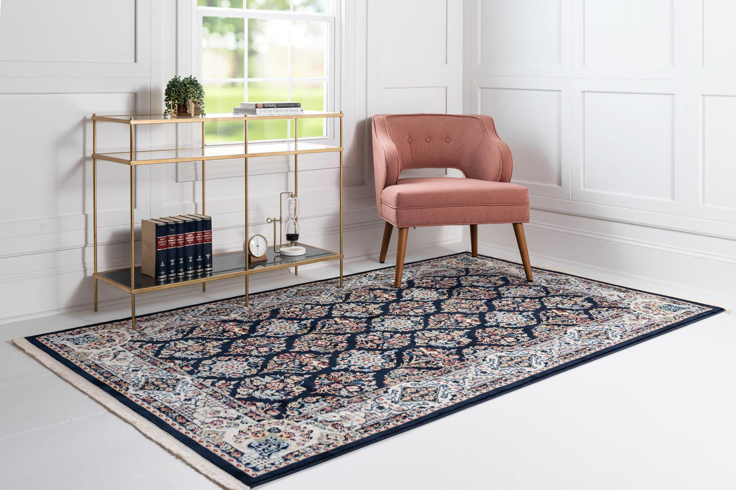 Teppich "Almas" Rechteckig Marineblau 150x245 cm