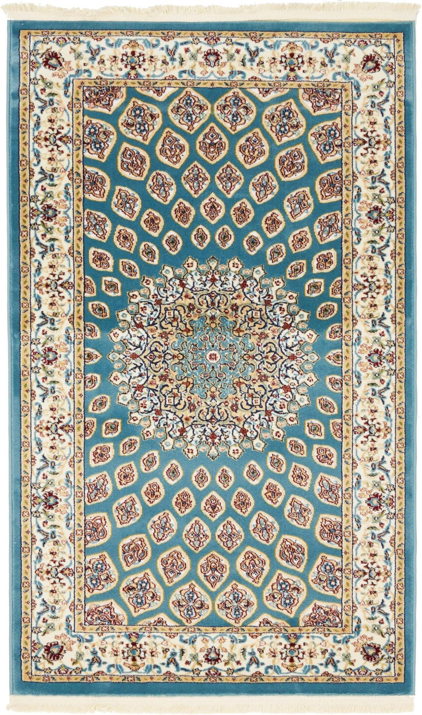 Teppich "Almas" Rechteckig Blau 90x150 cm