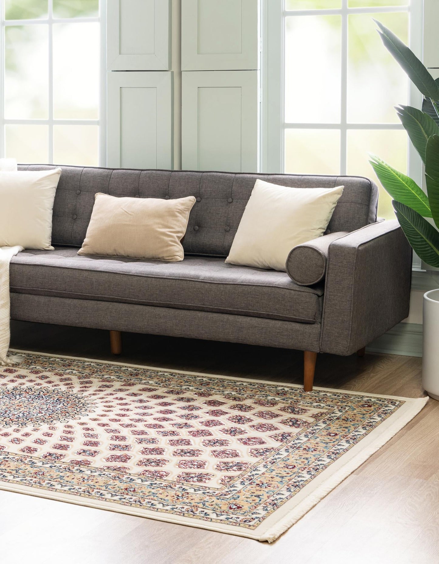 Teppich "Almas" Rechteckig Elfenbein 90x150 cm