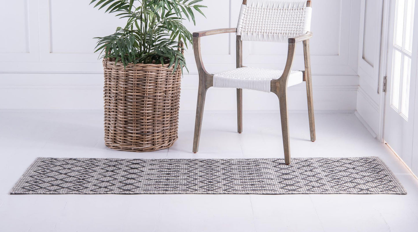 Teppich "OUTDOOR CIATO" Läufer Hellgrau 60x245 cm