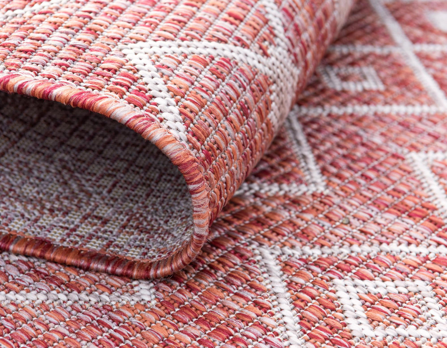 Teppich "OUTDOOR CIATO" Läufer Rostrot 60x245 cm