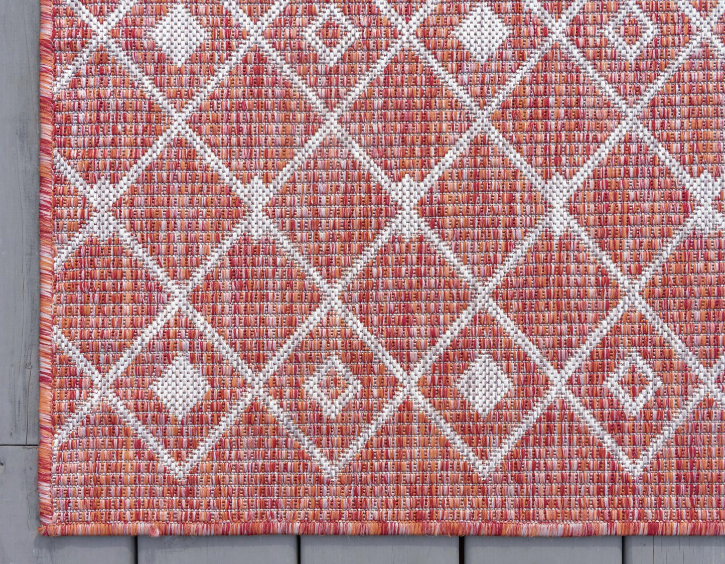 Teppich "OUTDOOR CIATO" Läufer Rostrot 60x245 cm