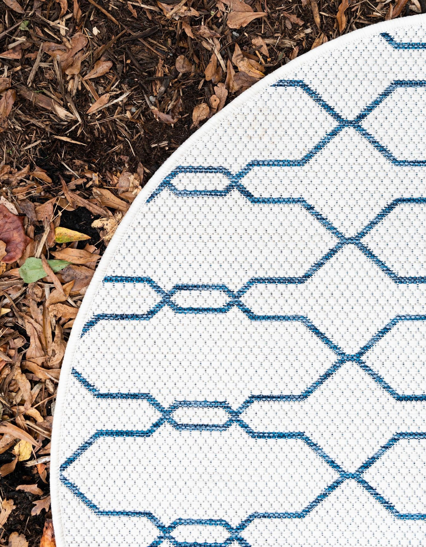 Teppich "OUTDOOR CIATO" Rund Elfenbein 120x120 cm