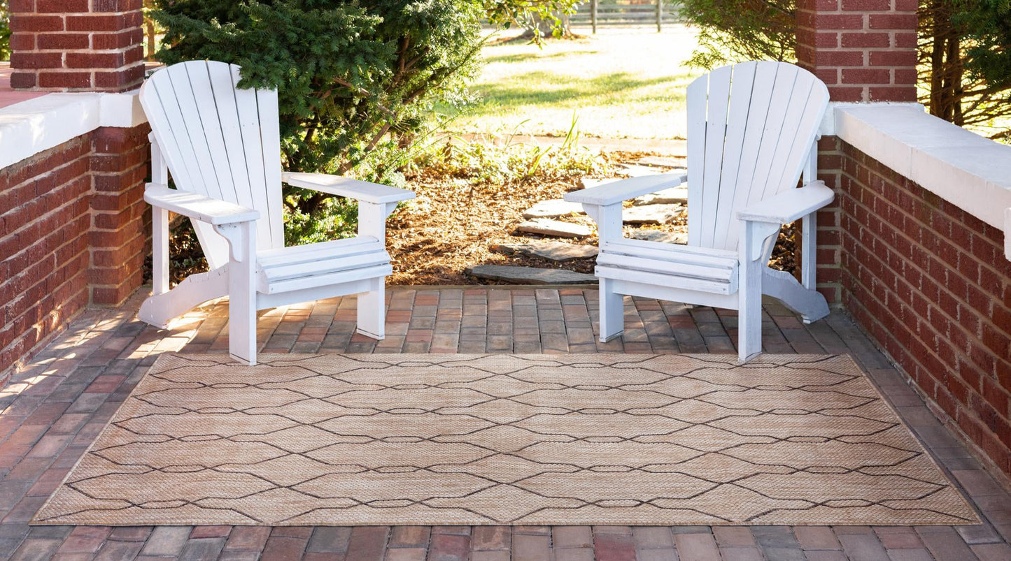 Teppich OUTDOOR CIATO Rechteckig Braun 150x245 cm Indoor/Outdoor