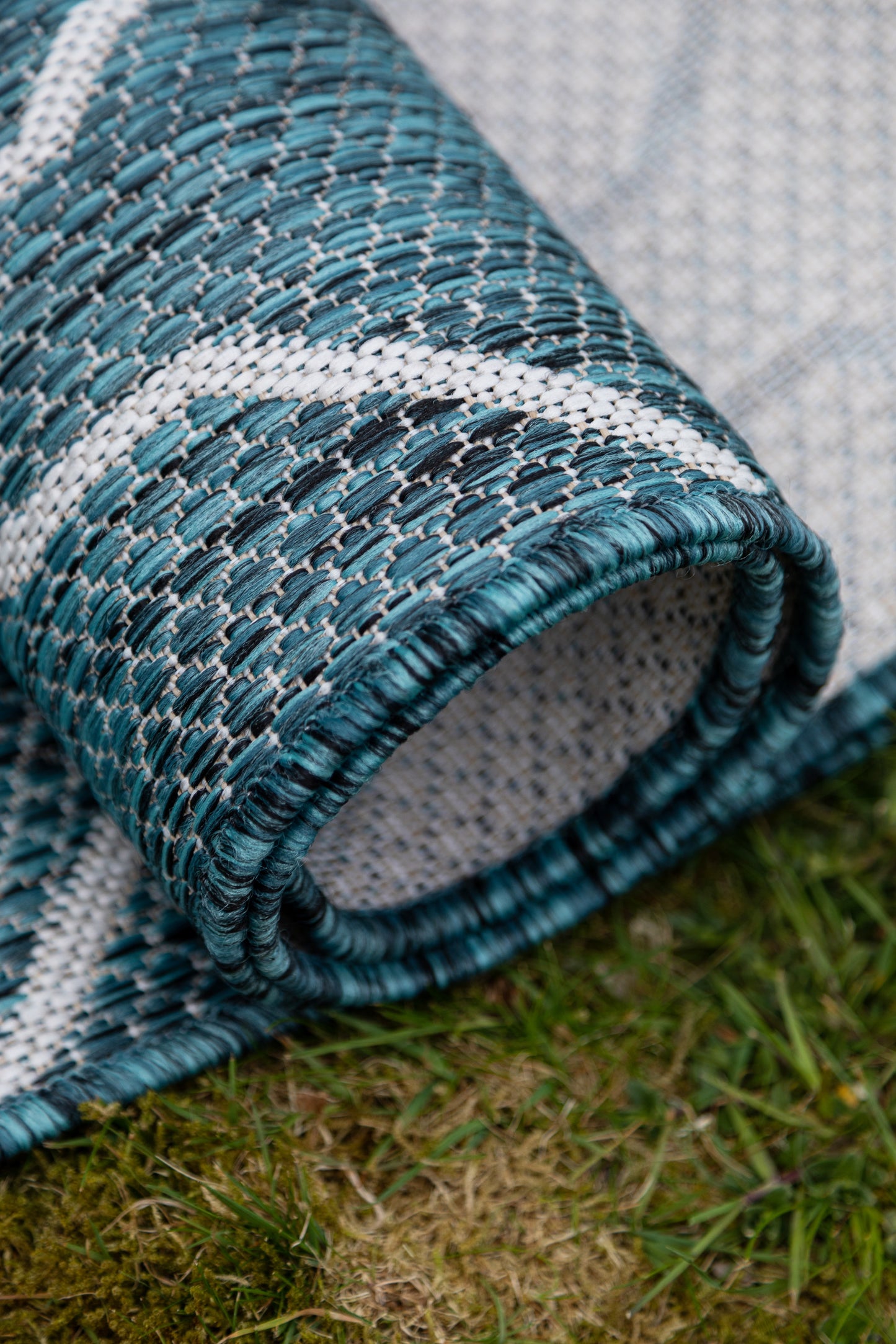 Teppich OUTDOOR CIATO Rechteckig Blaugrün verschiedene Größen