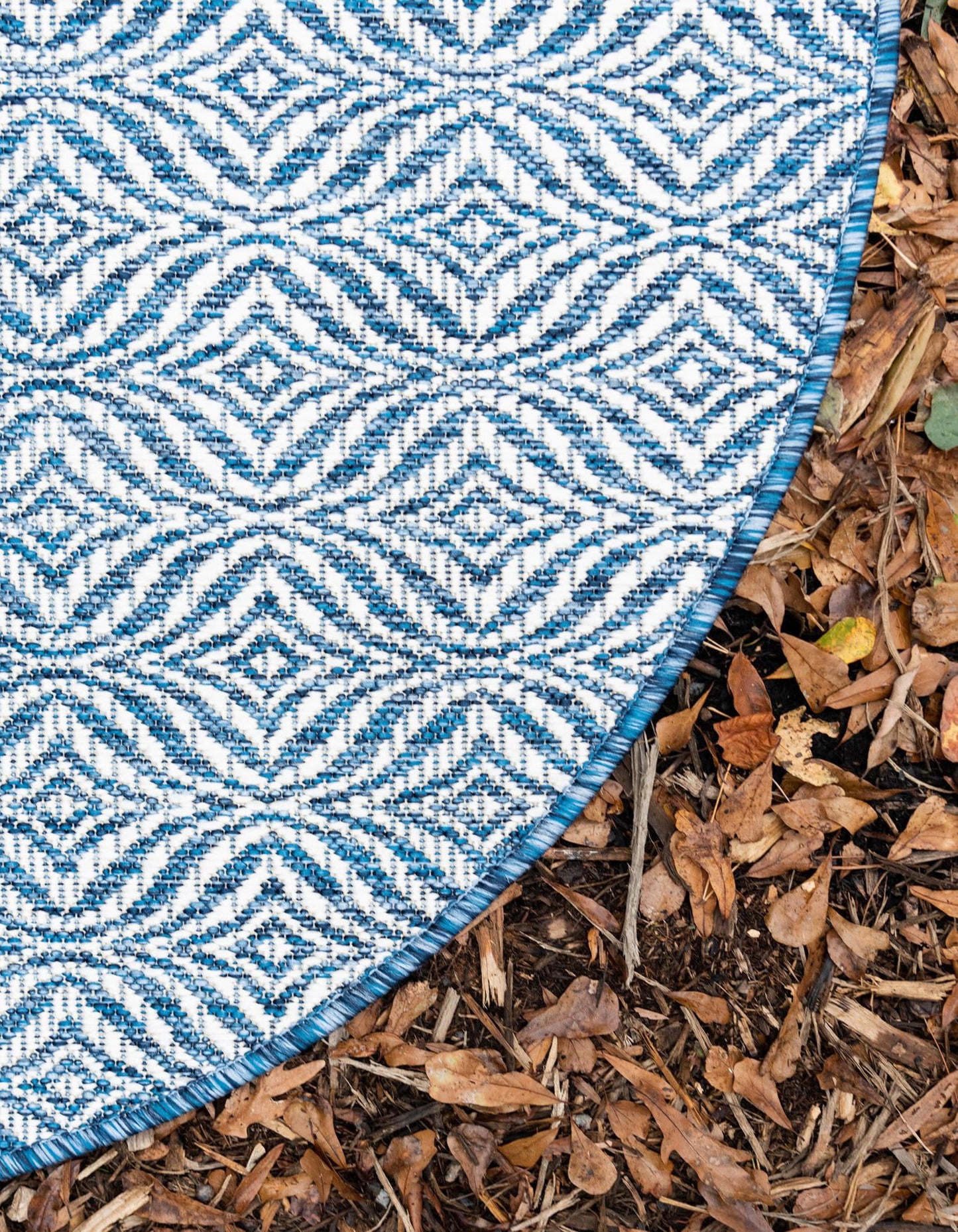 Teppich "OUTDOOR CIATO" Rund Marineblau 120x120 cm