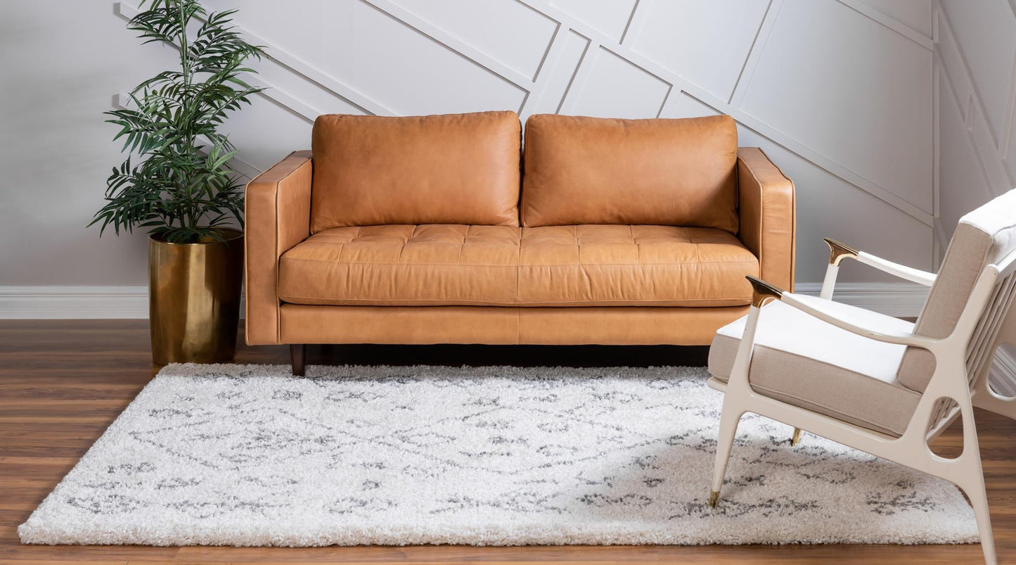 Teppich "MARA Shaggy" Rechteckig Elfenbein 150x245 cm
