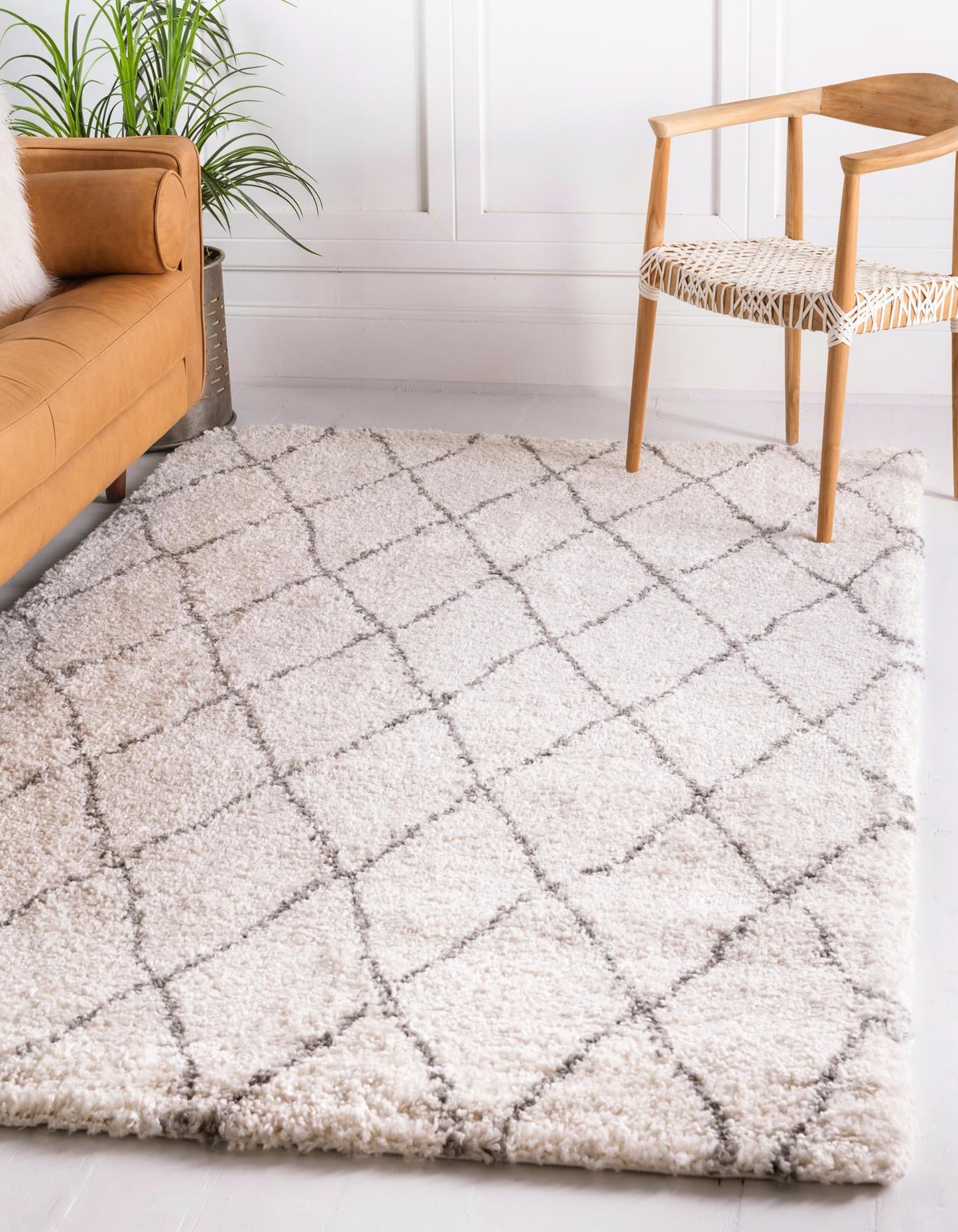 Teppich "MARA Shaggy" Rechteckig Ivory 150x245 cm