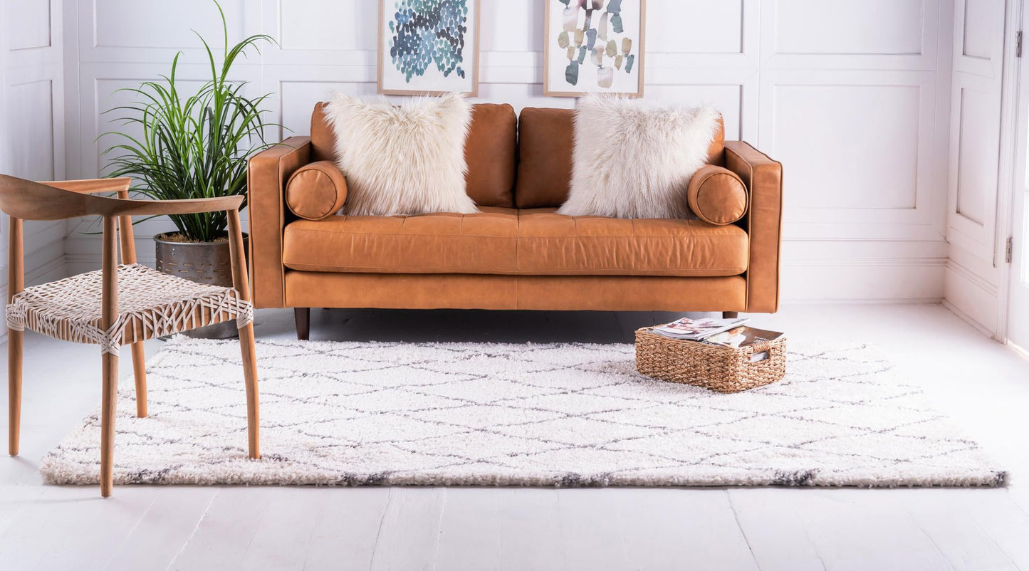 Teppich "MARA Shaggy" Rechteckig Ivory 150x245 cm