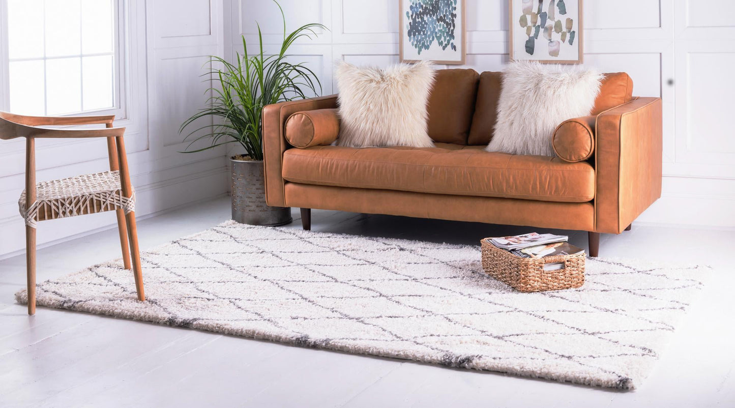 Teppich "MARA Shaggy" Rechteckig Ivory 150x245 cm