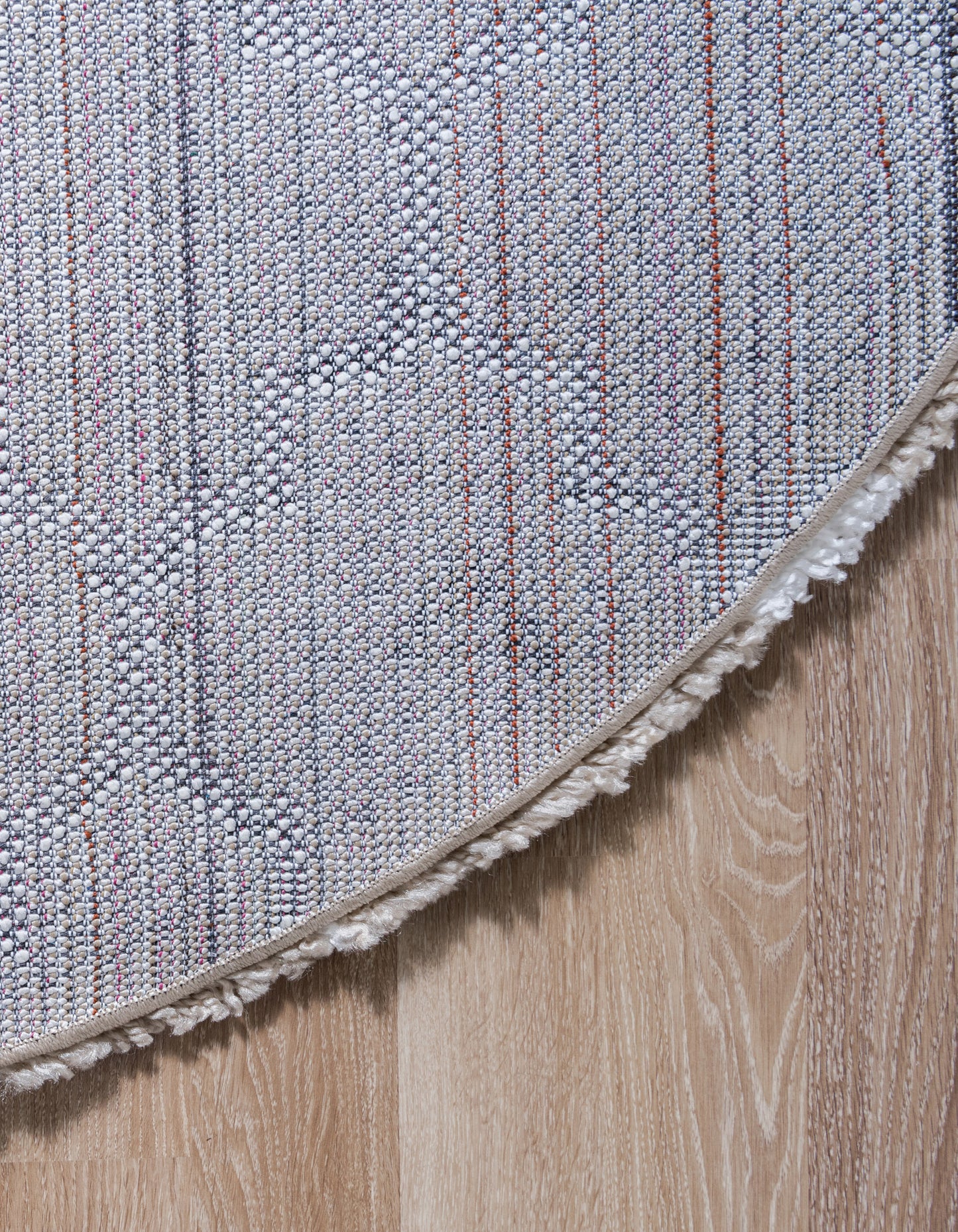 Teppich "MARA Shaggy" Rund Beige-Grau 150x150 cm