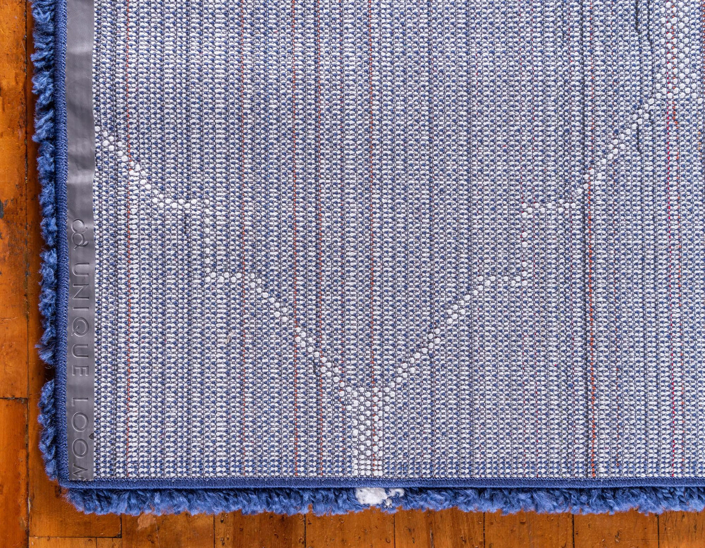 Teppich MARA Shaggy Läufer Dunkel-Marineblau 80x185 cm