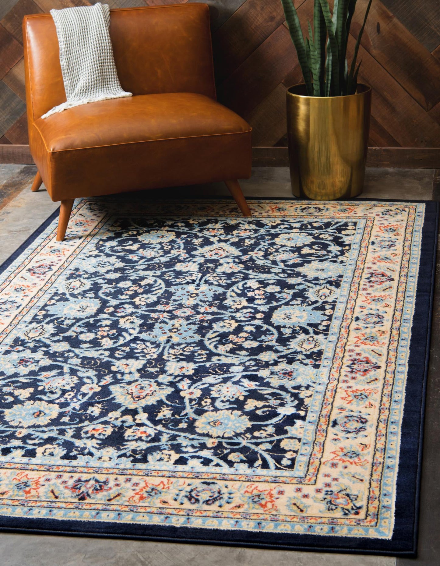 Teppich "UPPer Class" Rechteckig Marineblau 65x90 cm