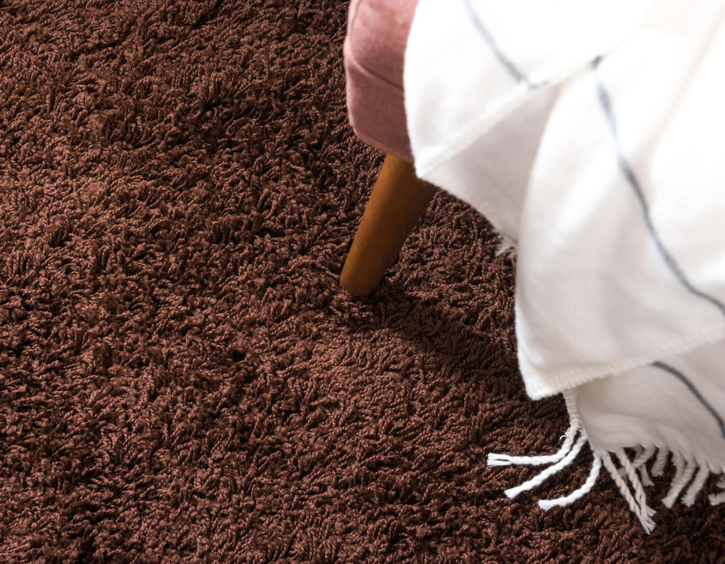 Teppich "HIGH-FLOR" Rechteckig Dunkelbraun diverse Größen