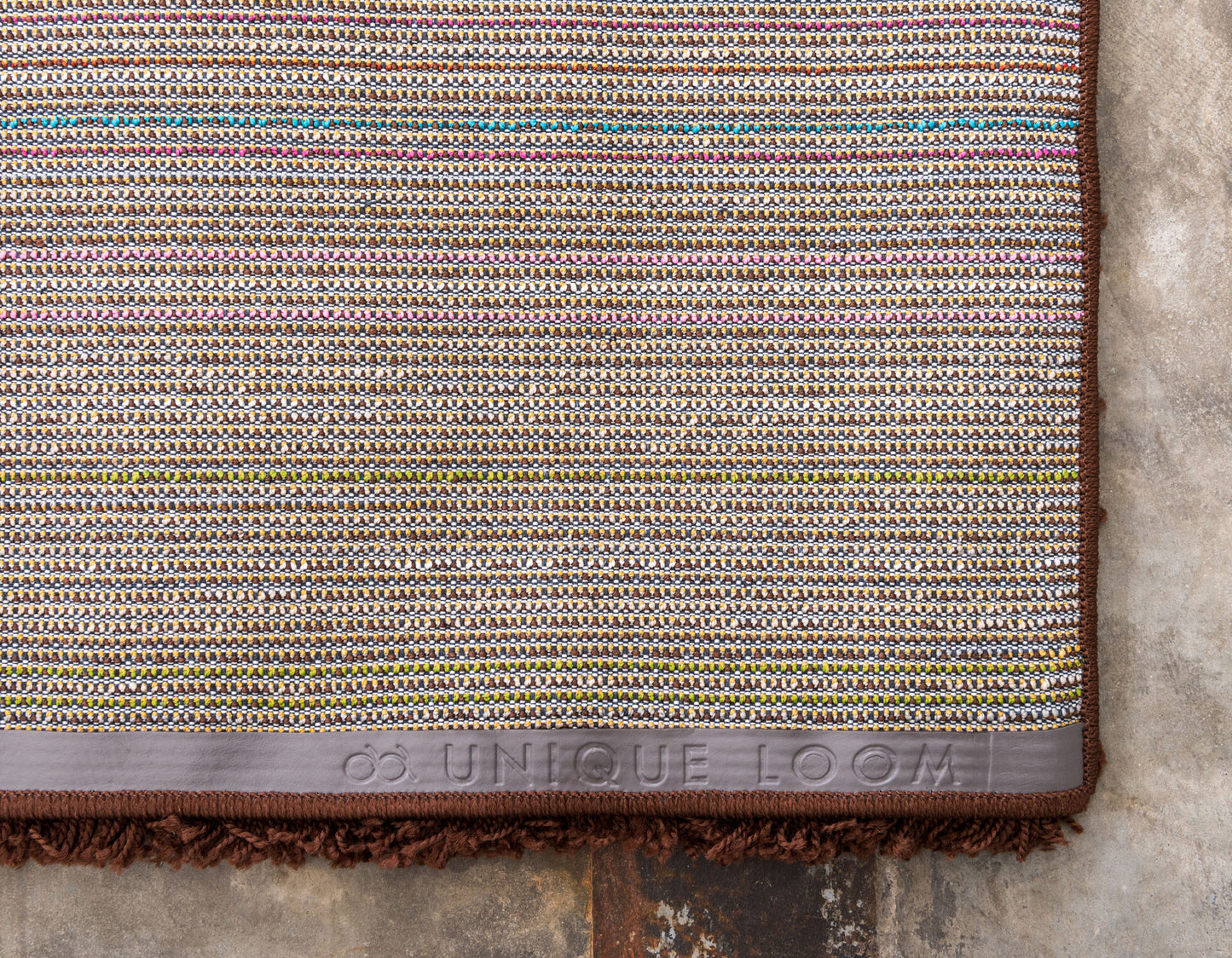 Teppich HIGH-FLOR Rechteckig Dunkelbraun diverse Größen