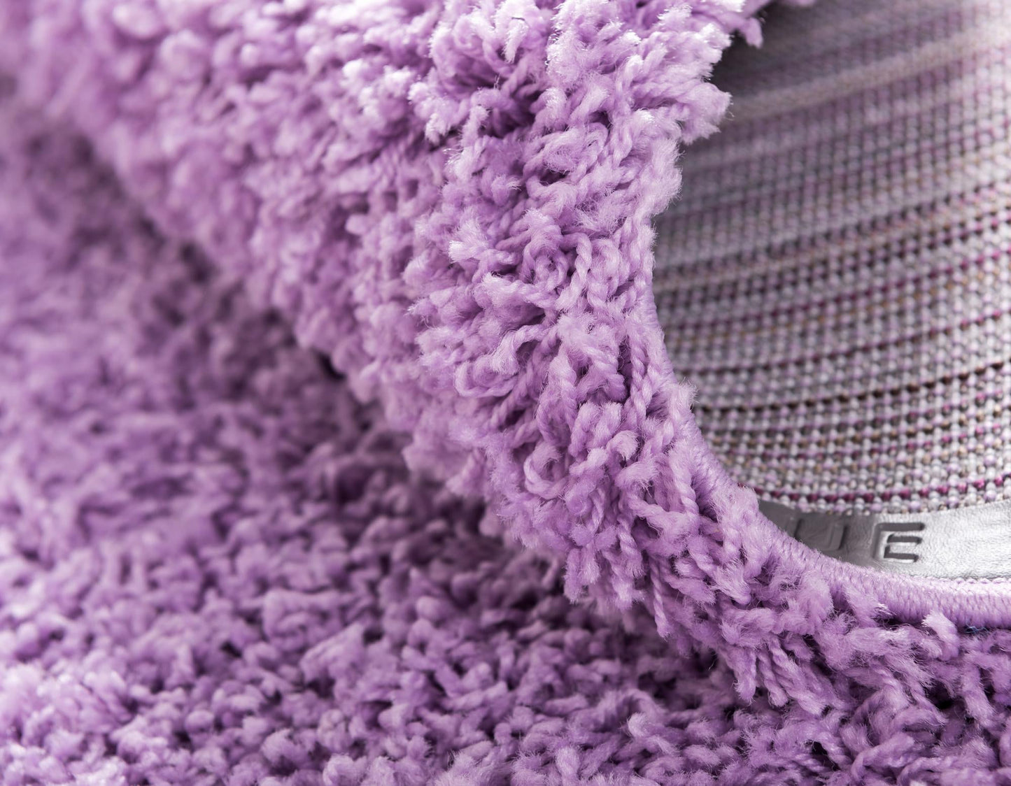 Teppich "HIGH-FLOR" Rund Lila 120x120 cm