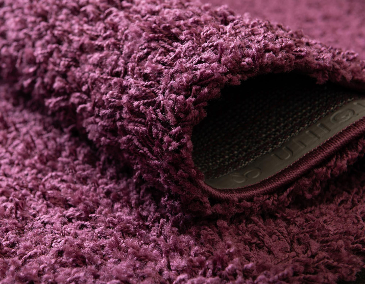 Teppich "HIGH-FLOR" Rechteckig Aubergine Lila diverse Größen