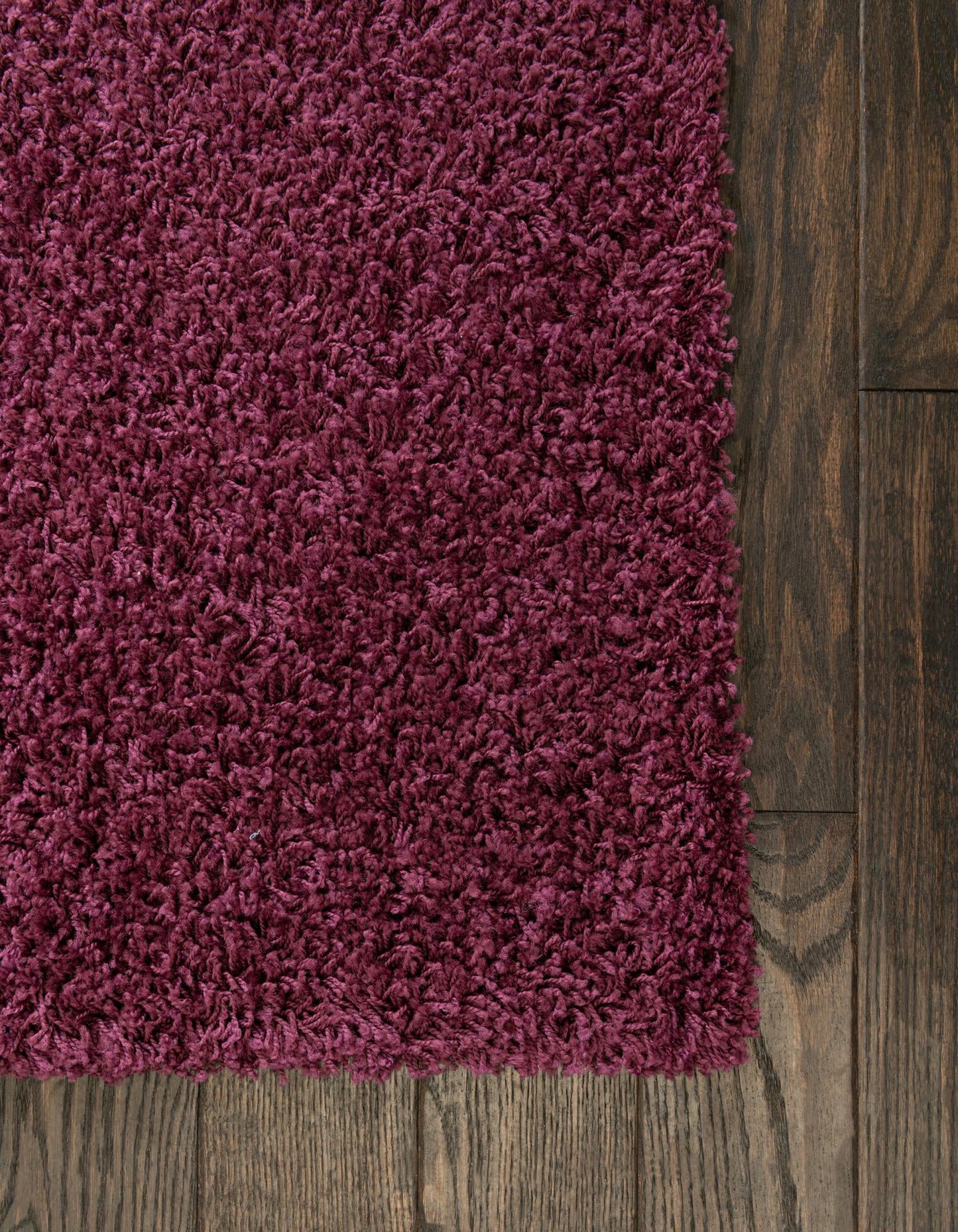 Teppich "HIGH-FLOR" Rechteckig Aubergine Lila diverse Größen