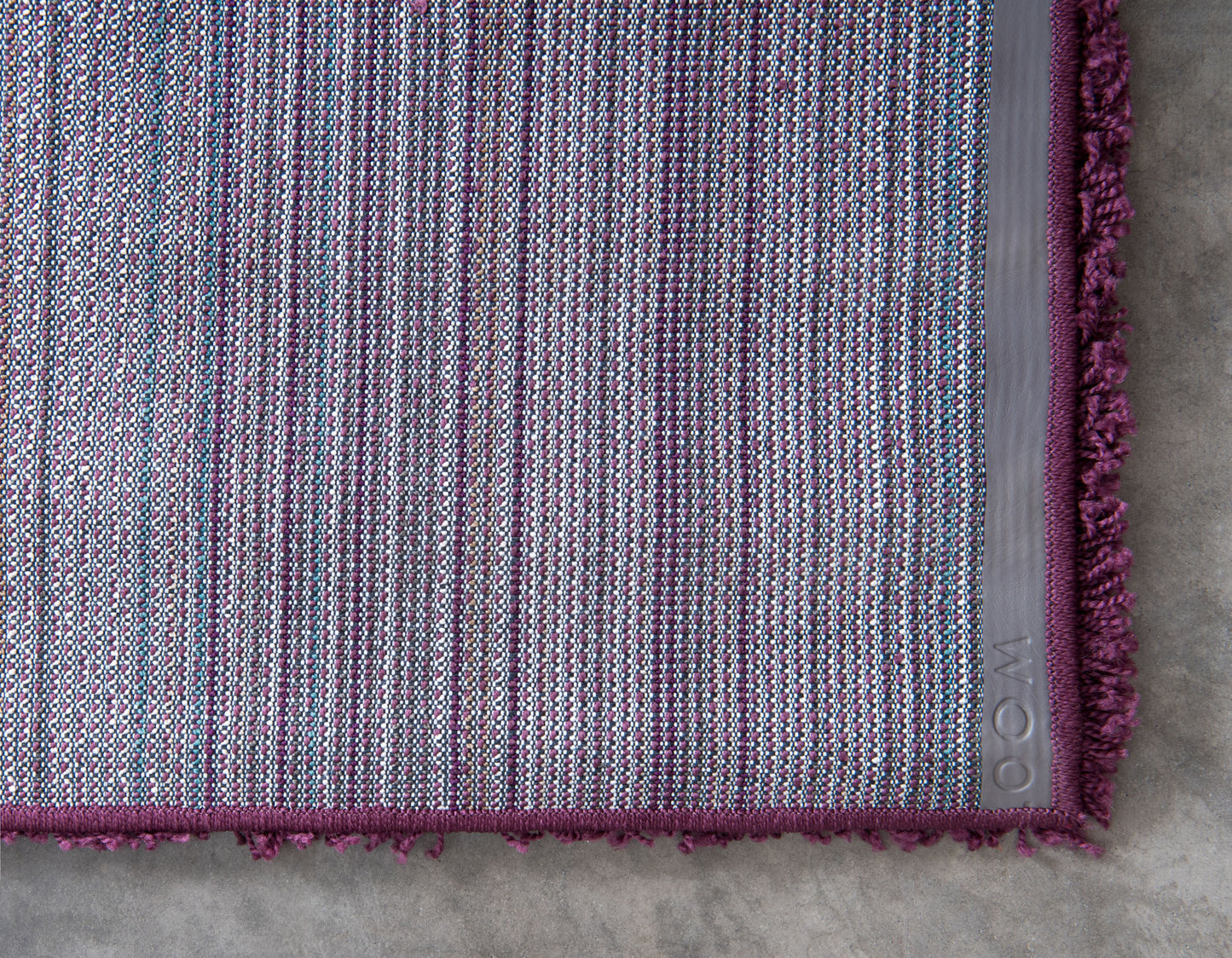 Teppich "HIGH-FLOR" Rechteckig Aubergine Lila diverse Größen
