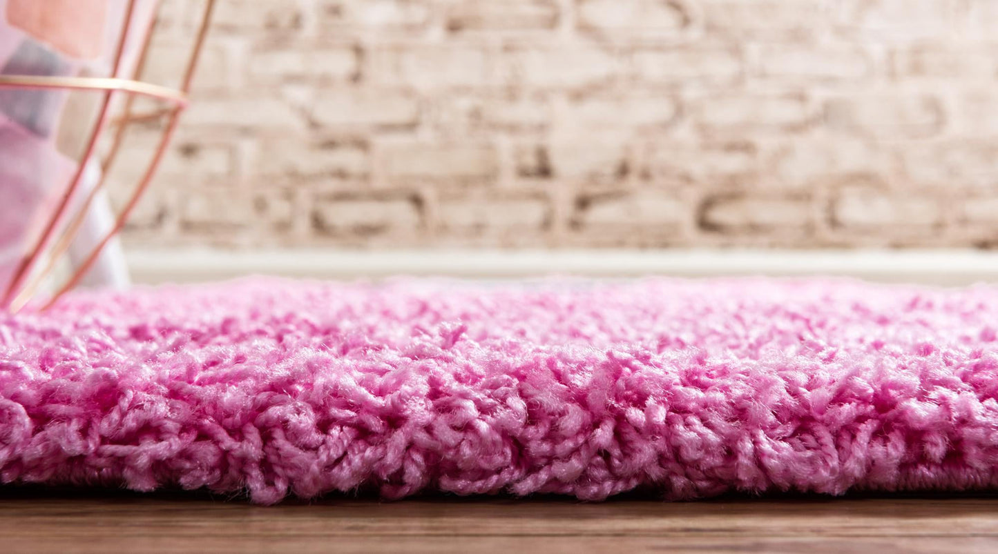 Teppich "HIGH-FLOR" Läufer Pink 75x305 cm