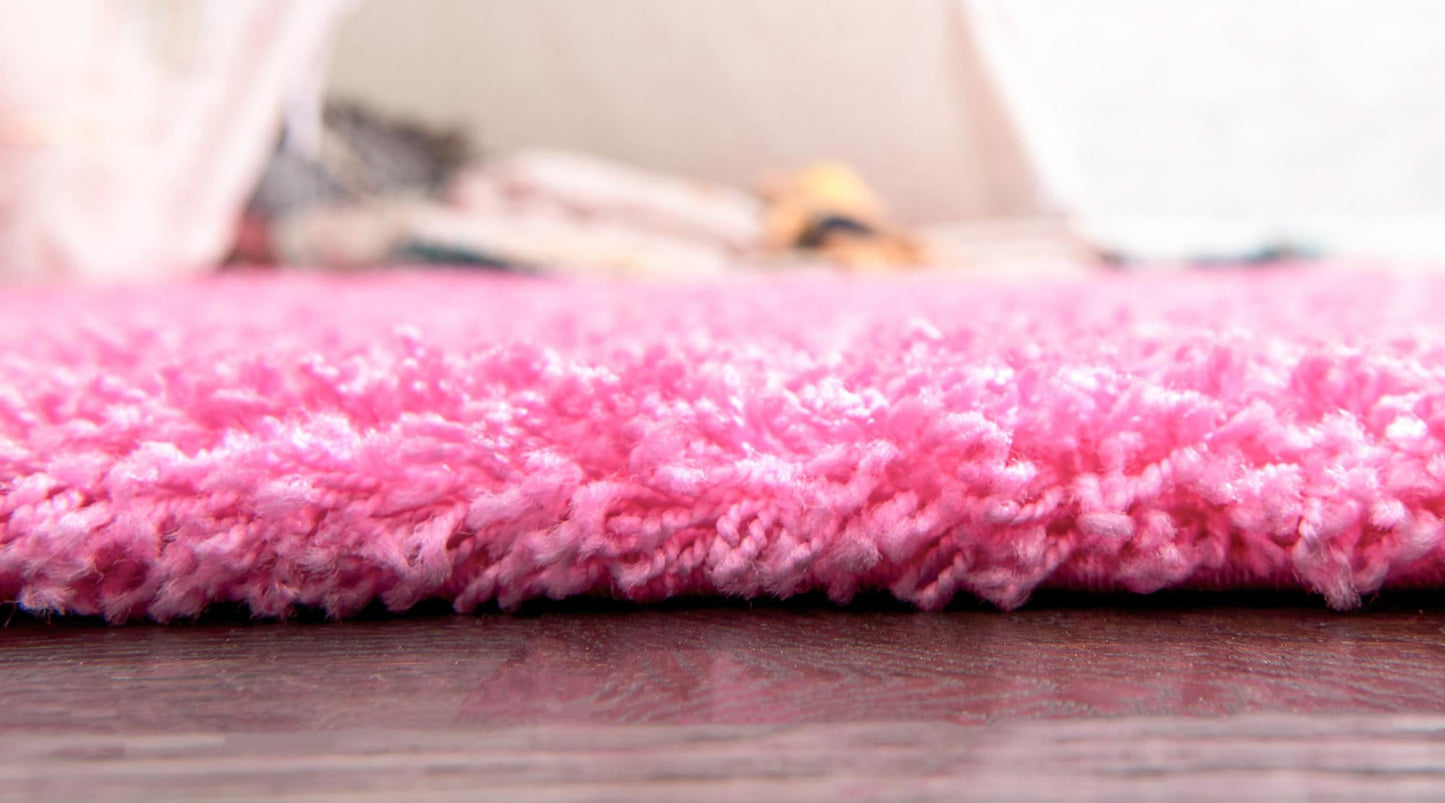 Teppich "HIGH-FLOR" Läufer Pink 75x305 cm