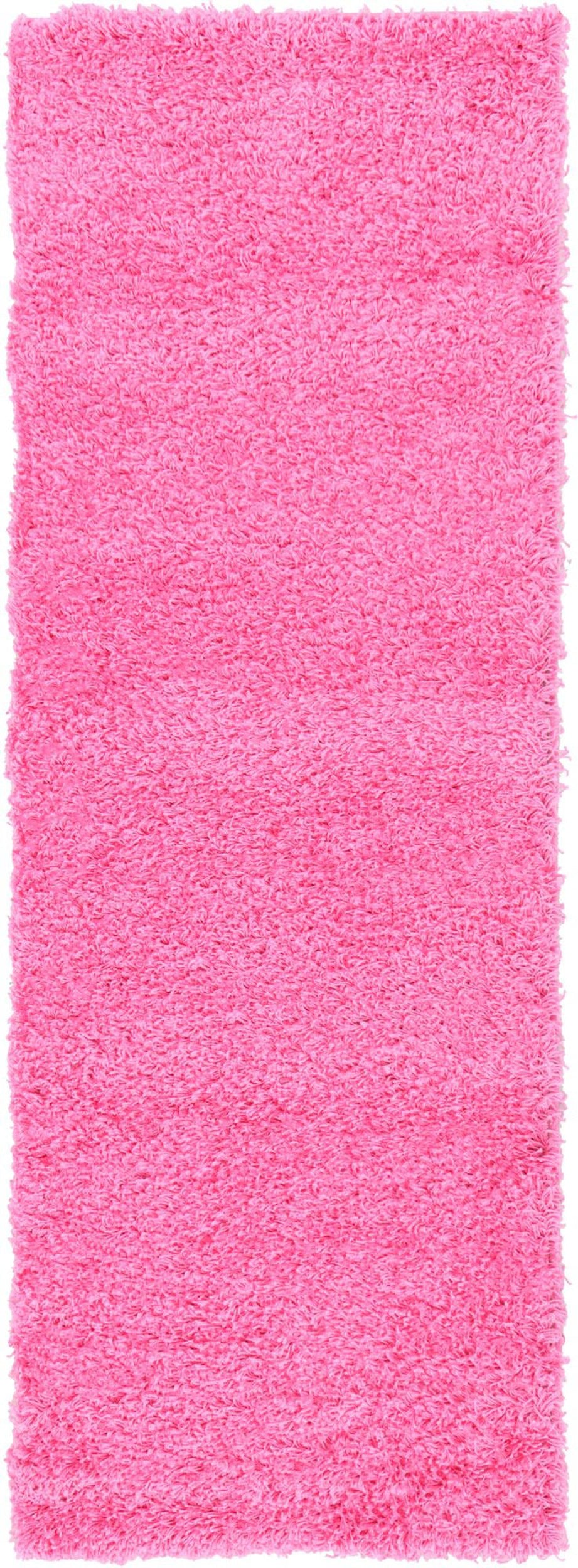 Teppich "HIGH-FLOR" Läufer Pink 65x195 cm