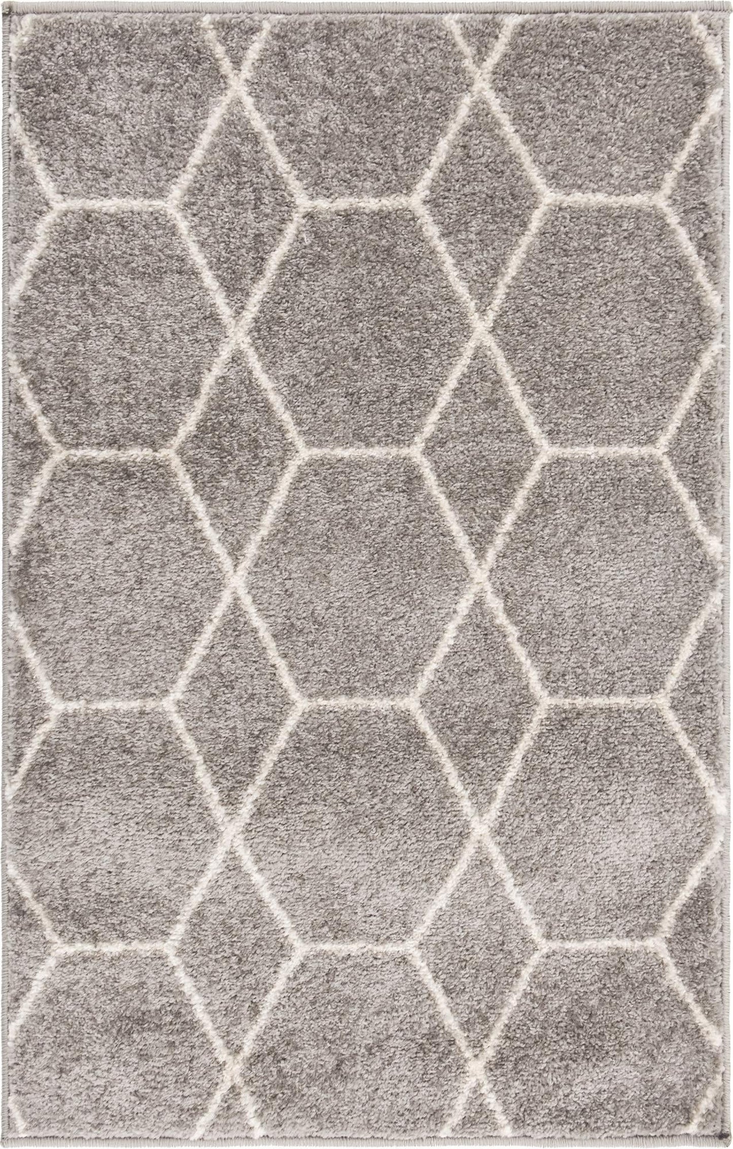 Teppich "FROZEN" Rechteckig Hellgrau 60x90 cm