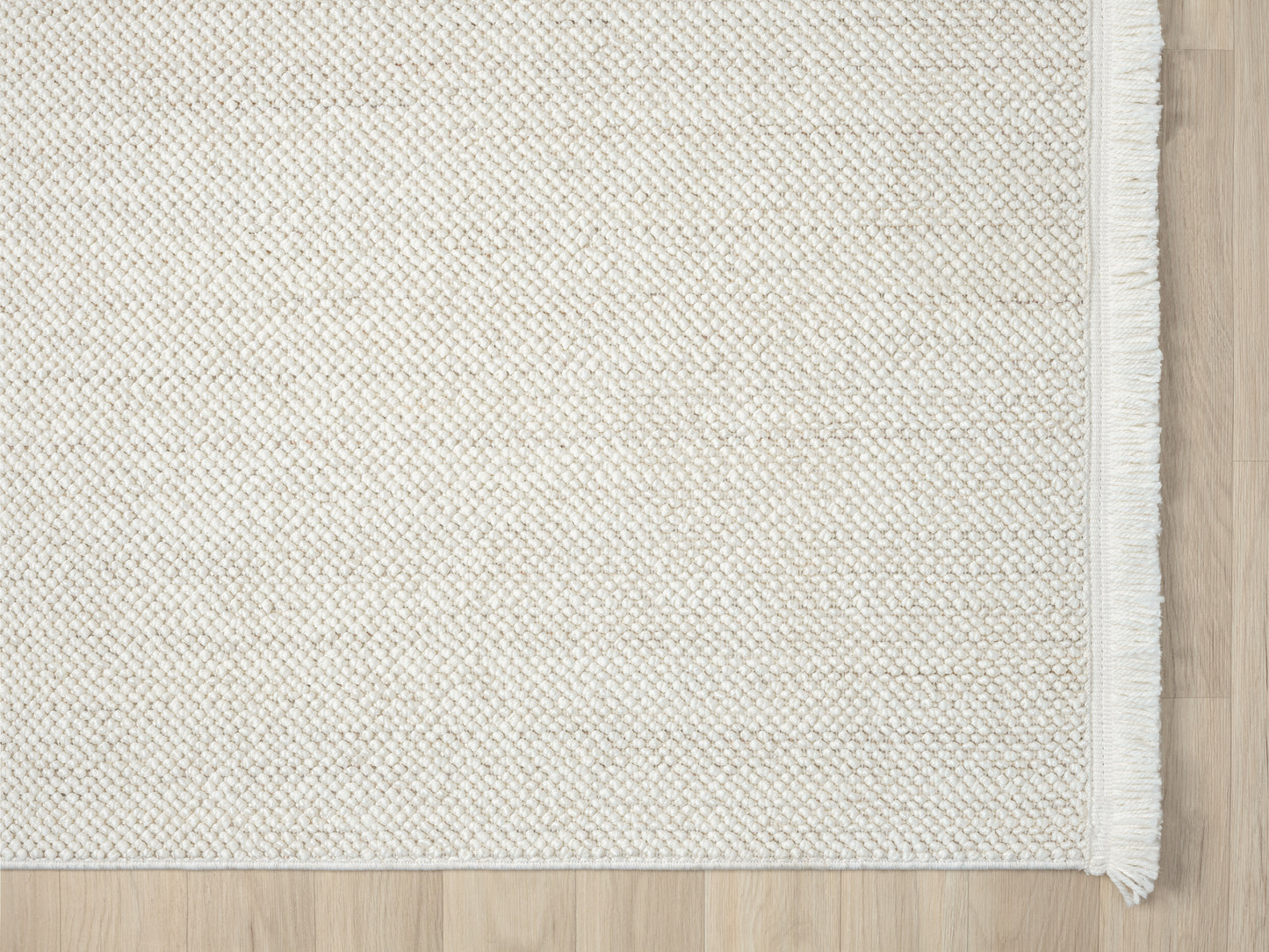 Teppich AVA rechteckig weiß 290 x 200 cm