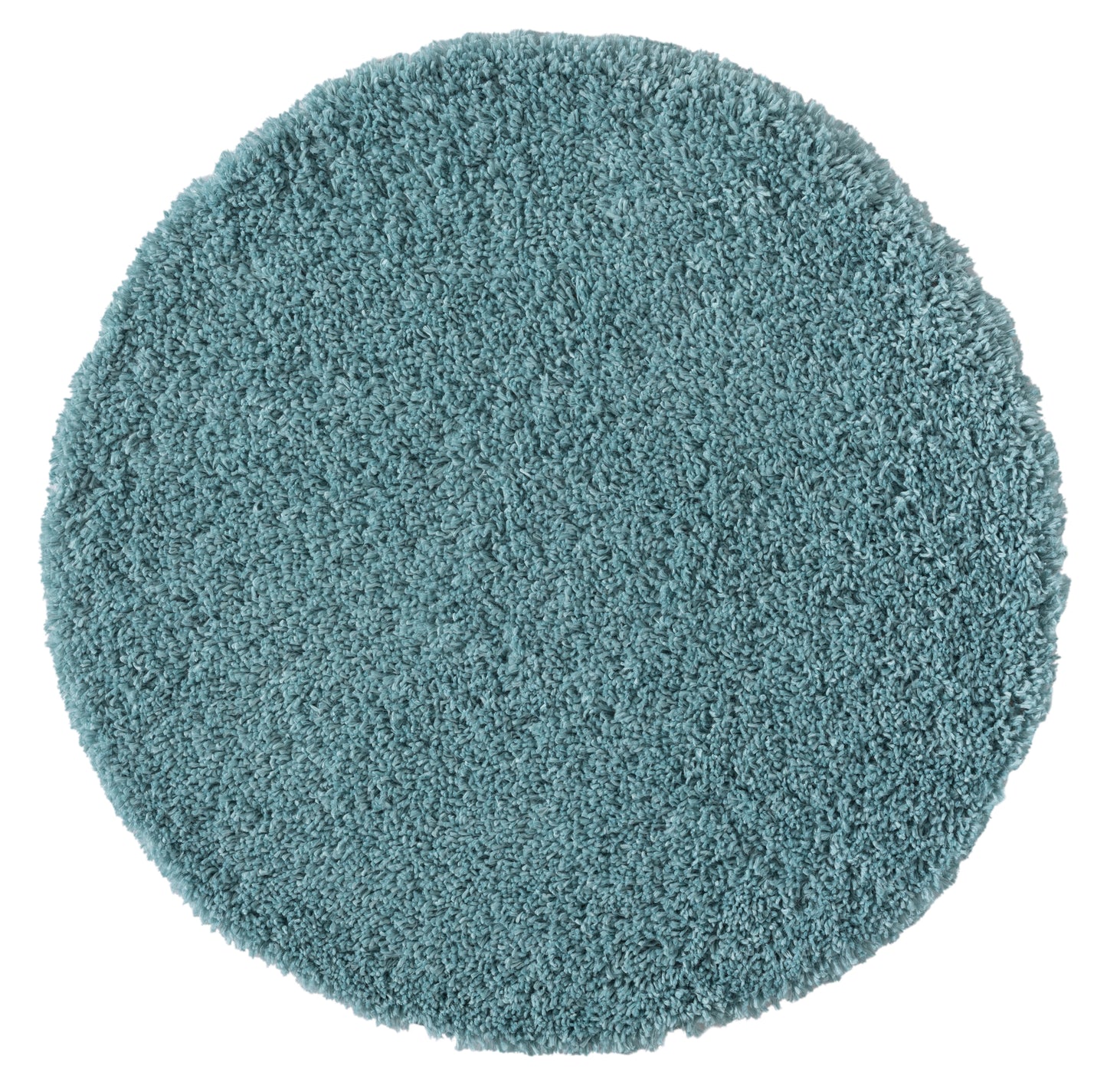 Hochflor Teppich SHAGGY hellblau rund diverse Größen