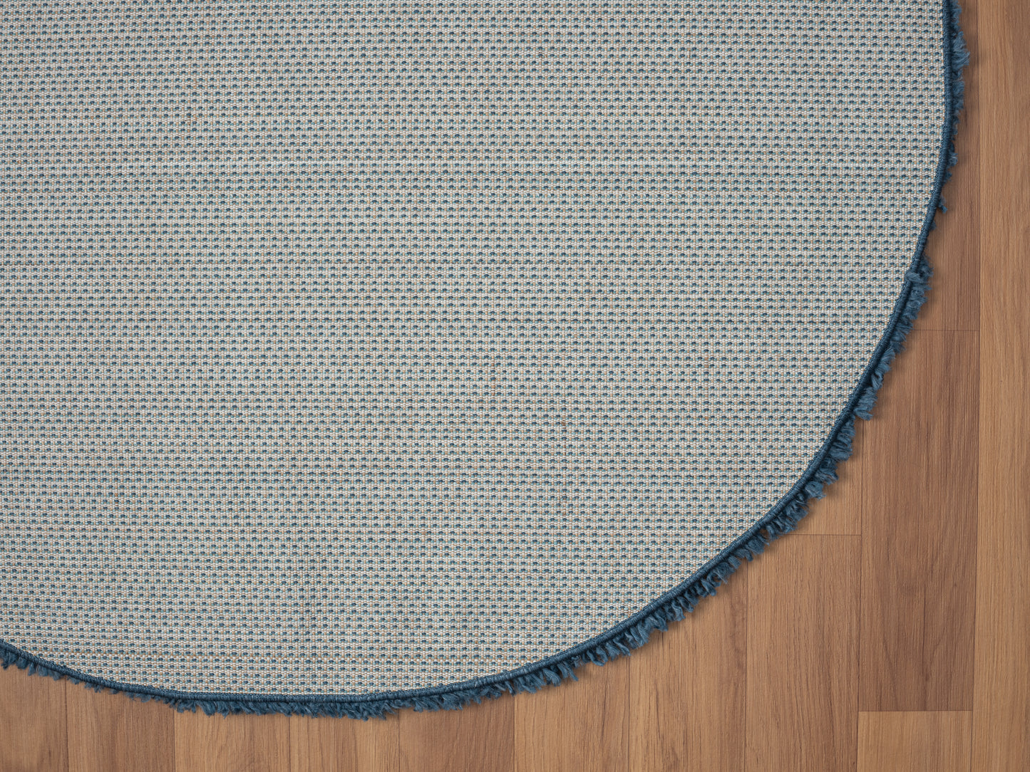 Hochflor Teppich SHAGGY dunkelblau rund diverse Größen