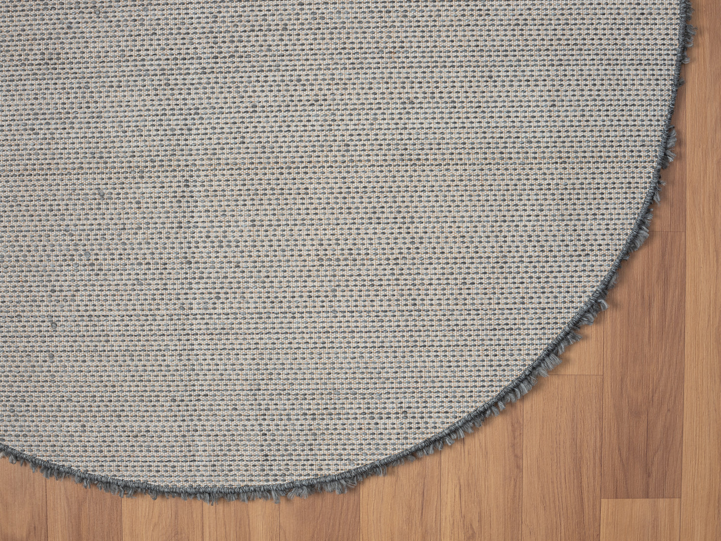 Hochflor Teppich SHAGGY dunkelgrau rund diverse Größen