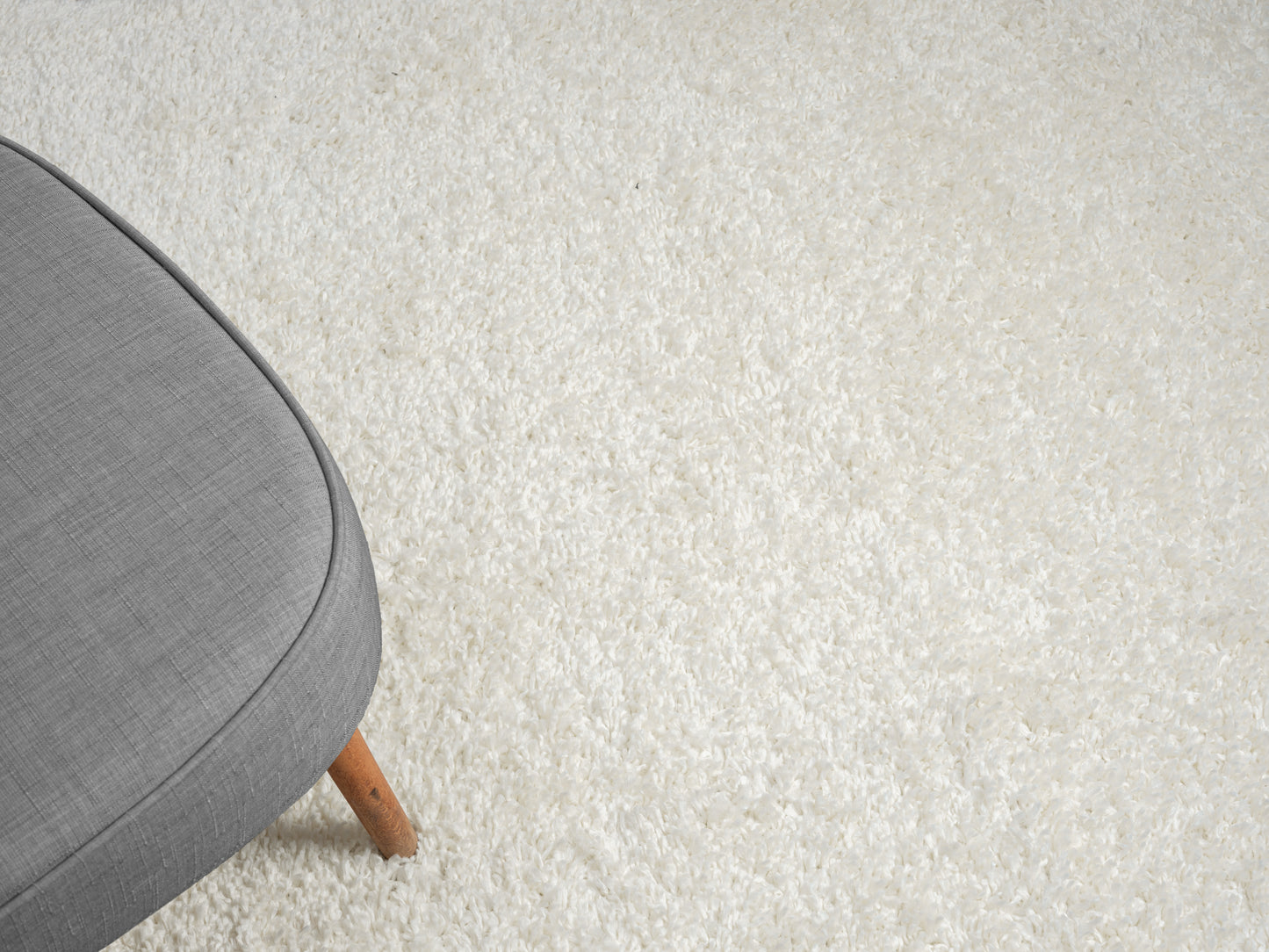 Hochflor Teppich SHAGGY creme rechteckig diverse Größen