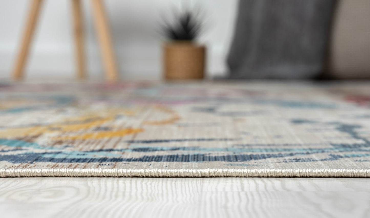 Teppich Aurora 5 rechteckig Creme 240 x 170 cm