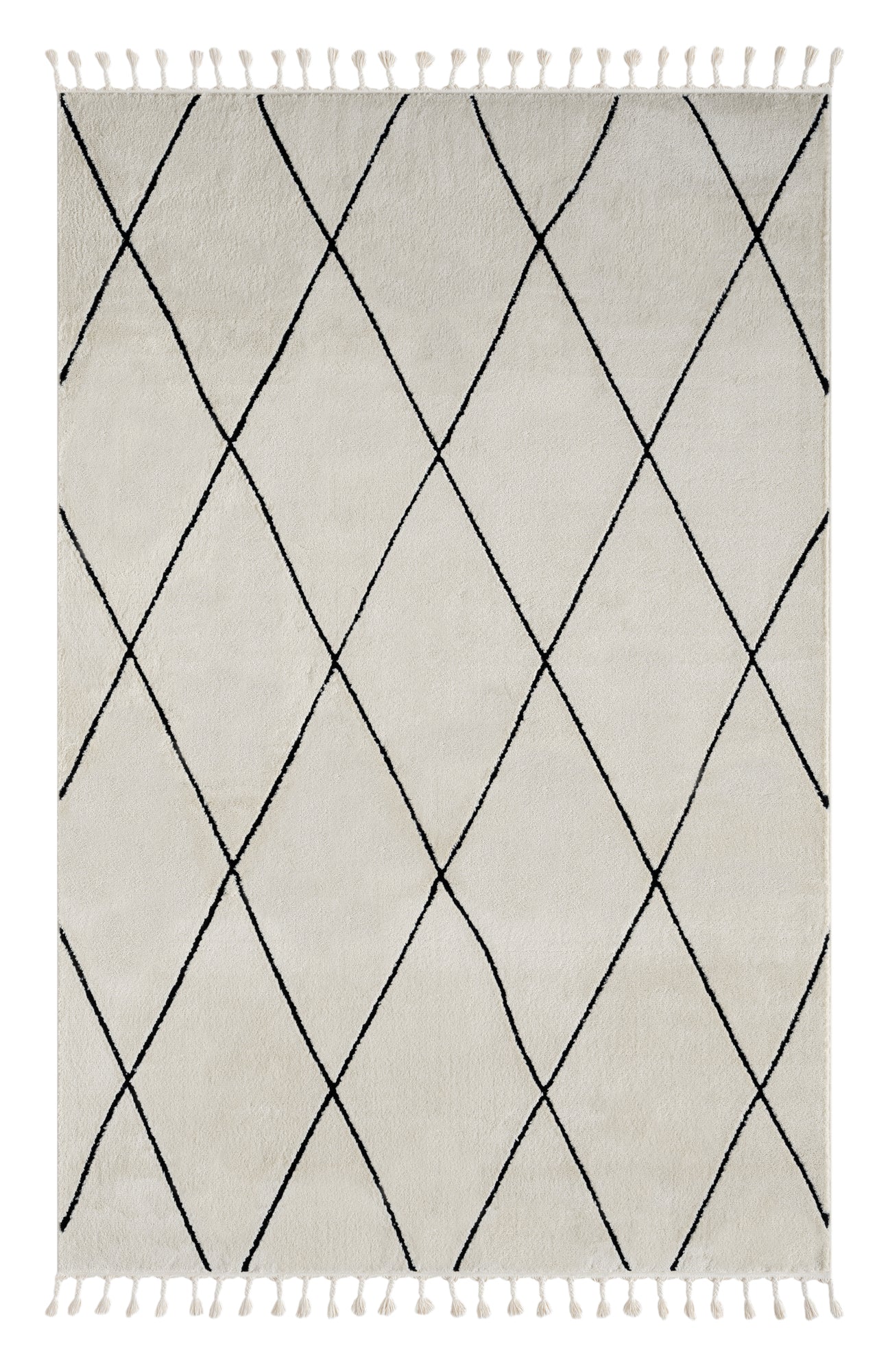 Teppich ORIENTAL-Structure rechteckig weiss diverse Größen
