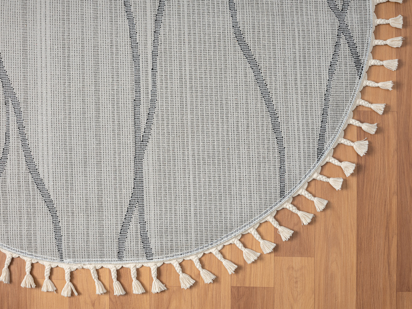 Teppich SERENITA rund weiß diverse Größen