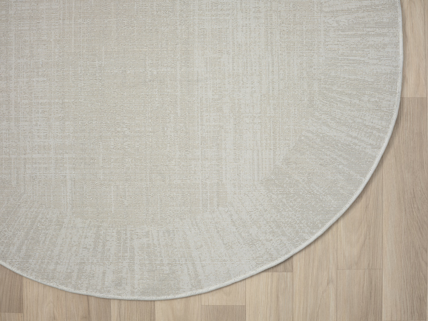 Teppich CIELO rund Creme-Grau 120 x 120 cm