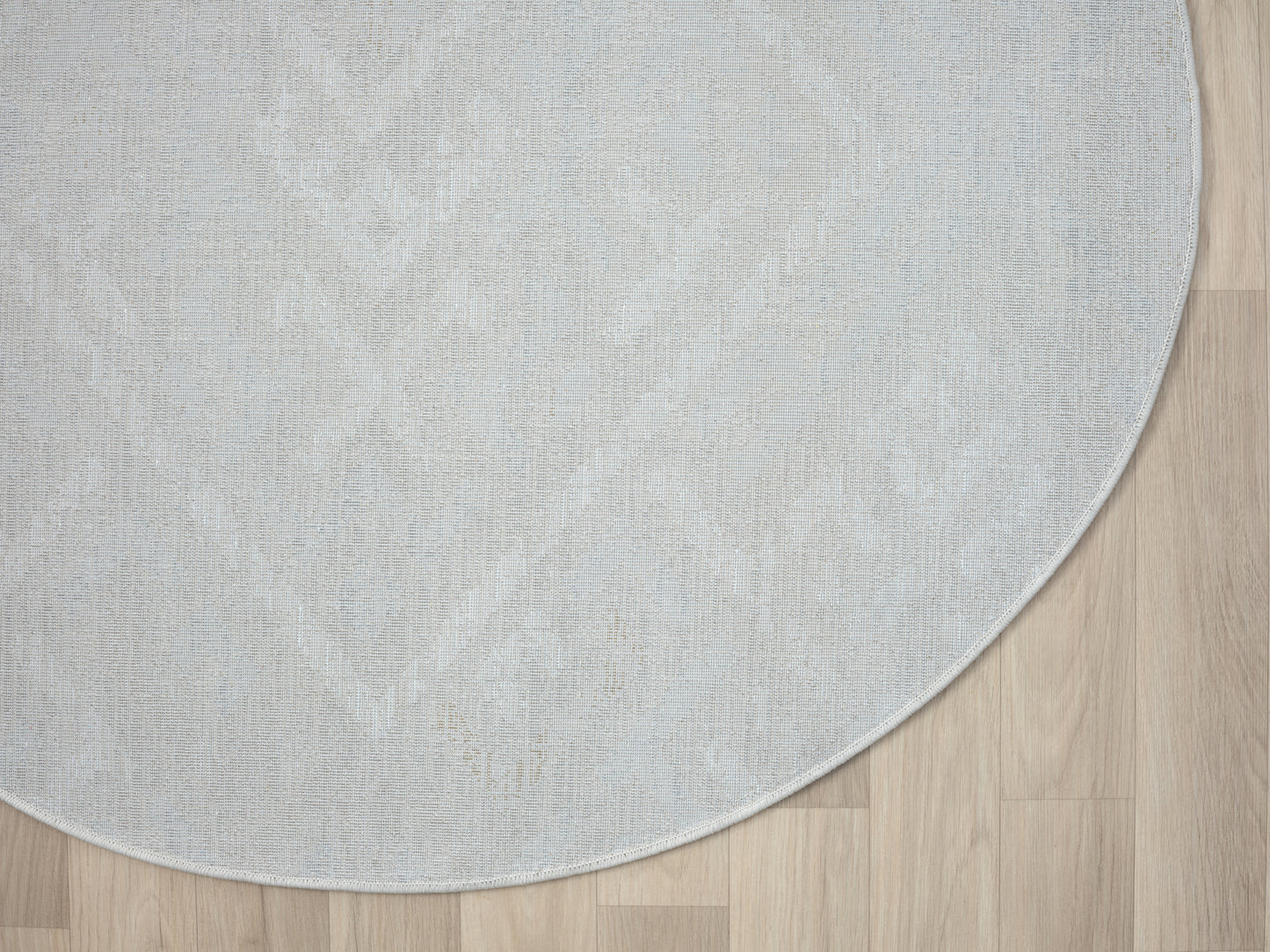 Teppich TURA rund Creme-Grau 120 x 120 cm