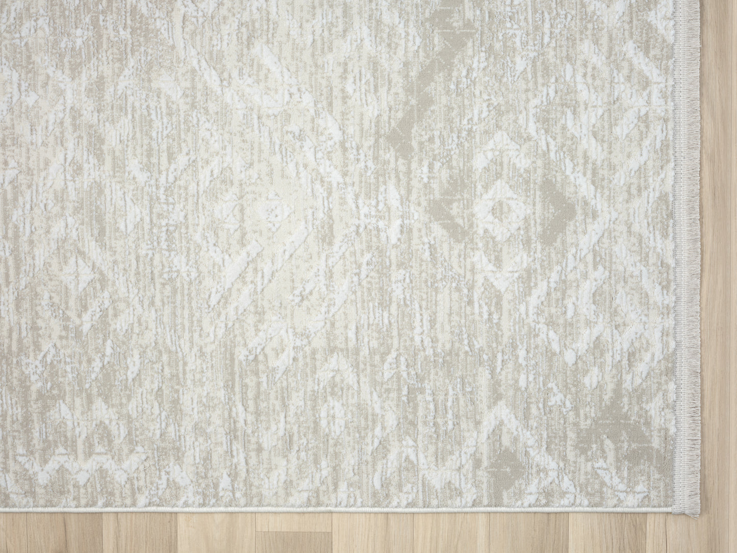 Teppich TURA-2 rechteckig Creme-Grau diverse Größen