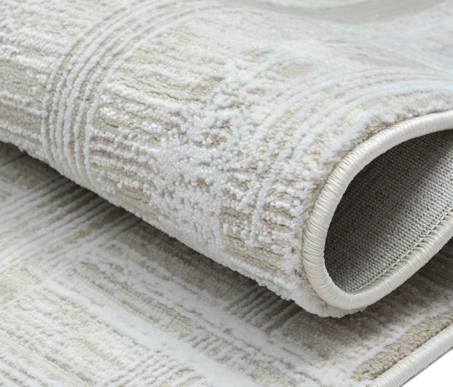 Teppich PREFERITO rechteckig Creme-Grau diverse Größen