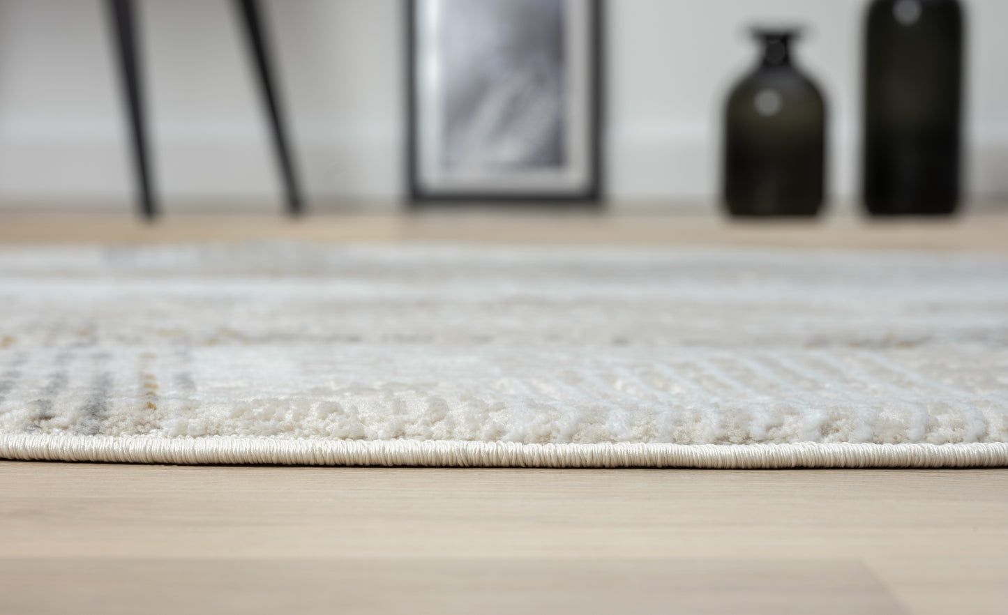 Teppich LONTANO rund Creme-Multi 120 x 120 cm