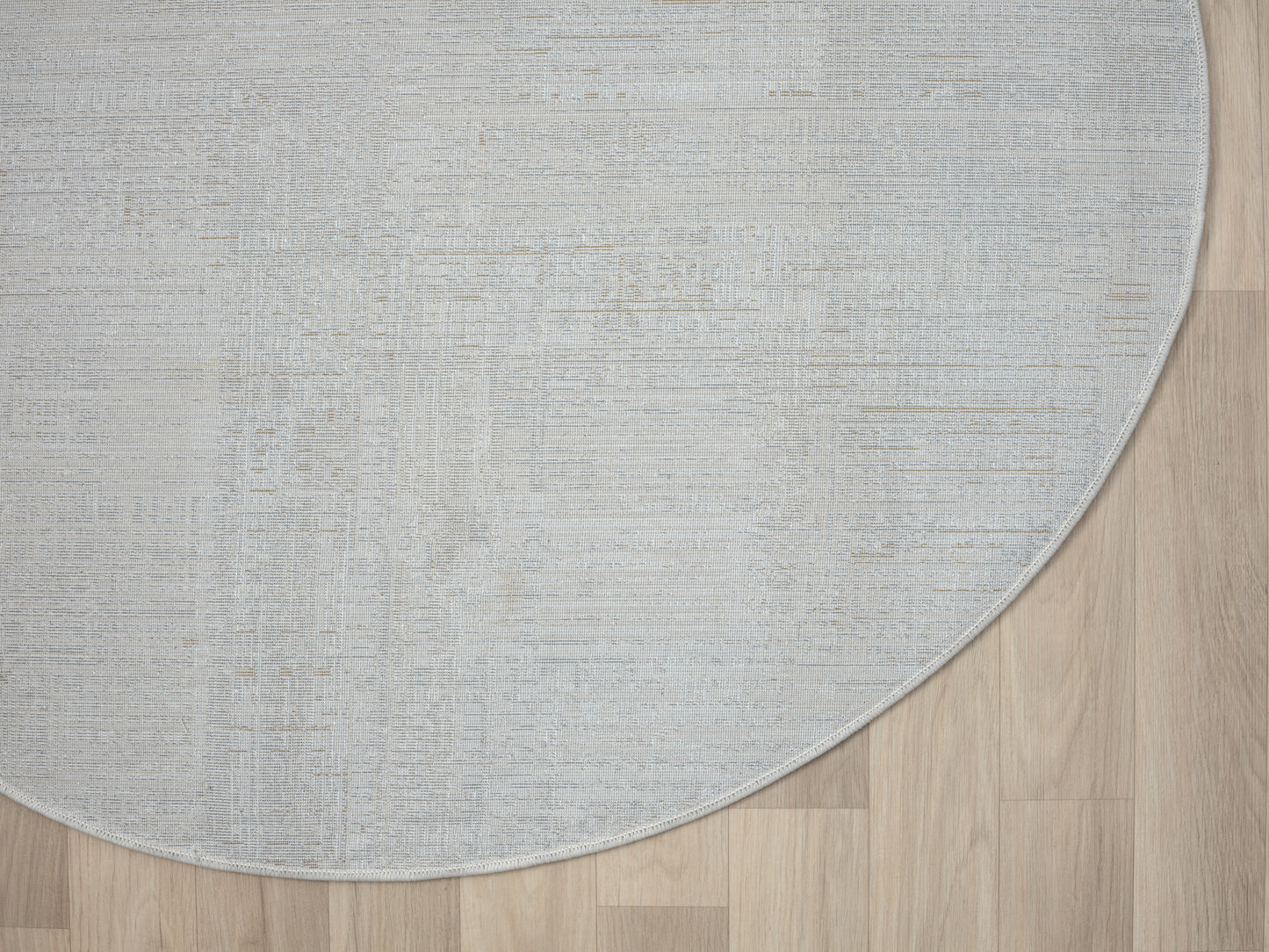 Teppich GUSTO rund Creme 120 x 120 cm