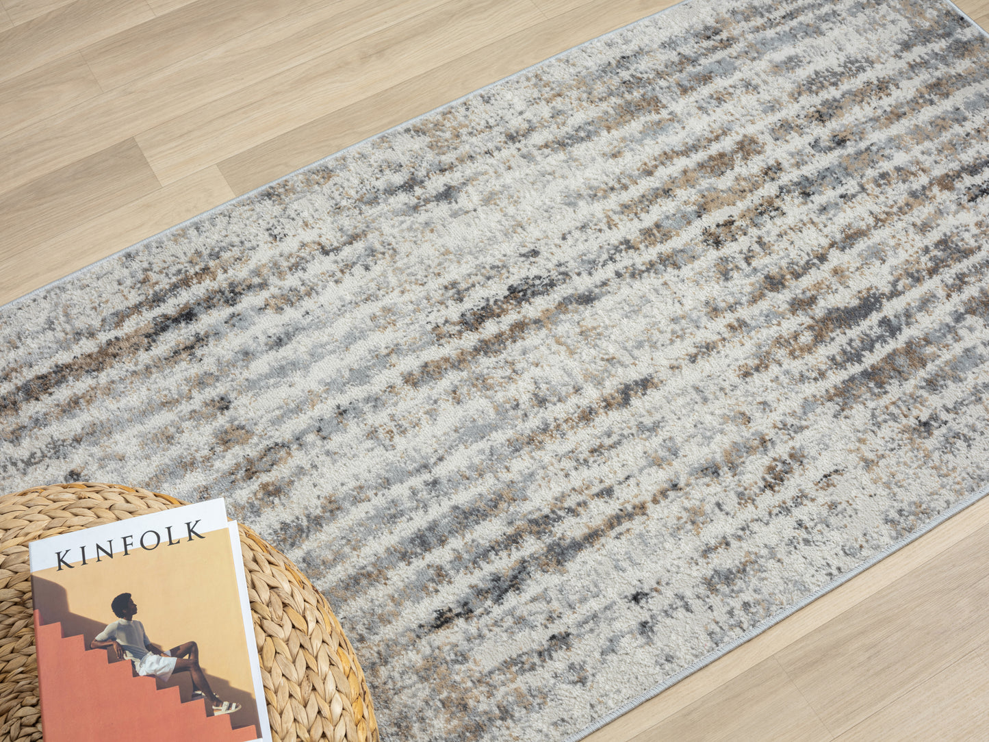Teppich ANIMA rechteckig Creme-Multi diverse Größen