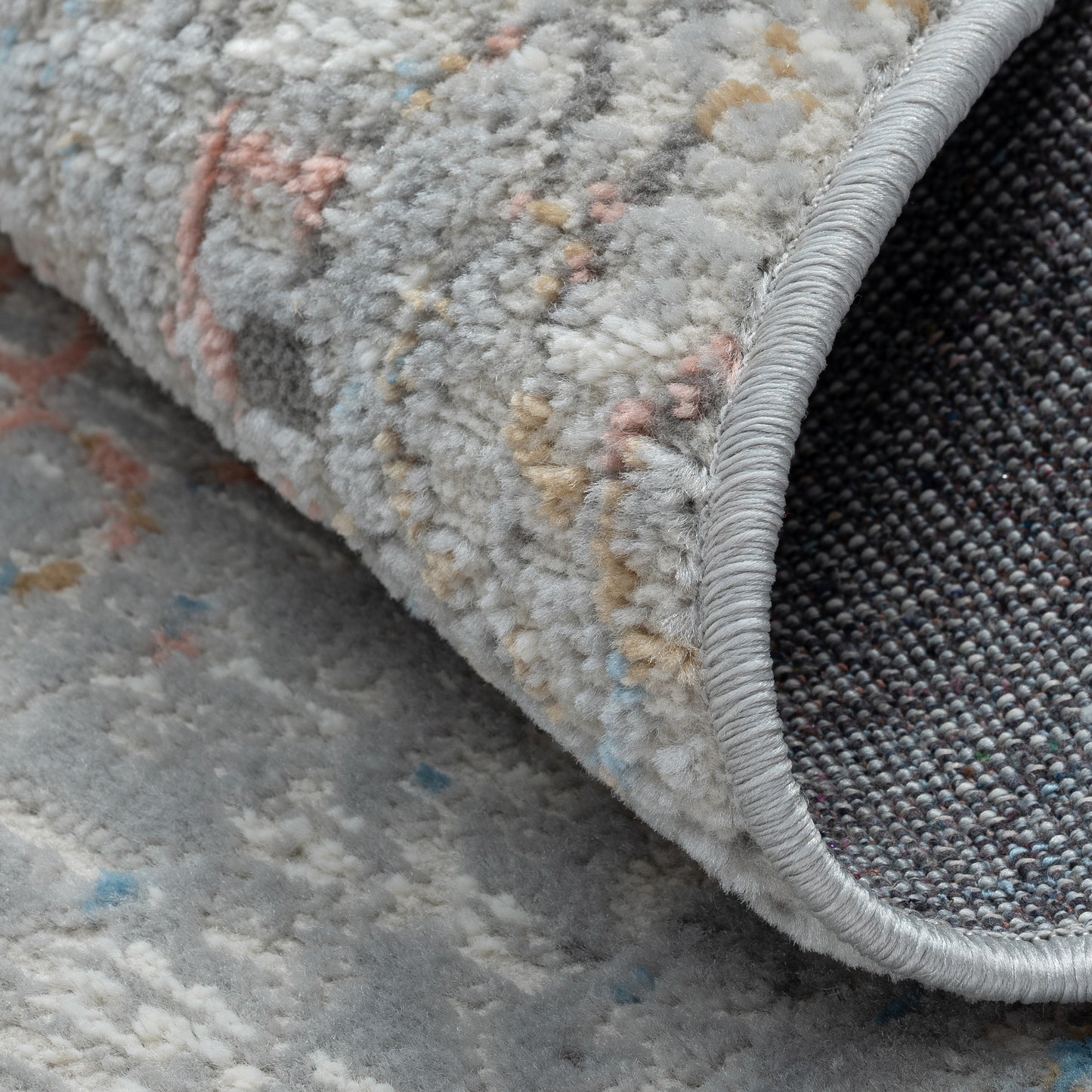 Teppich RADICI rund multi-color 120 x 120 cm