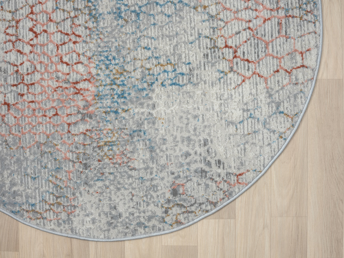 Teppich RADICI rund multi-color 120 x 120 cm