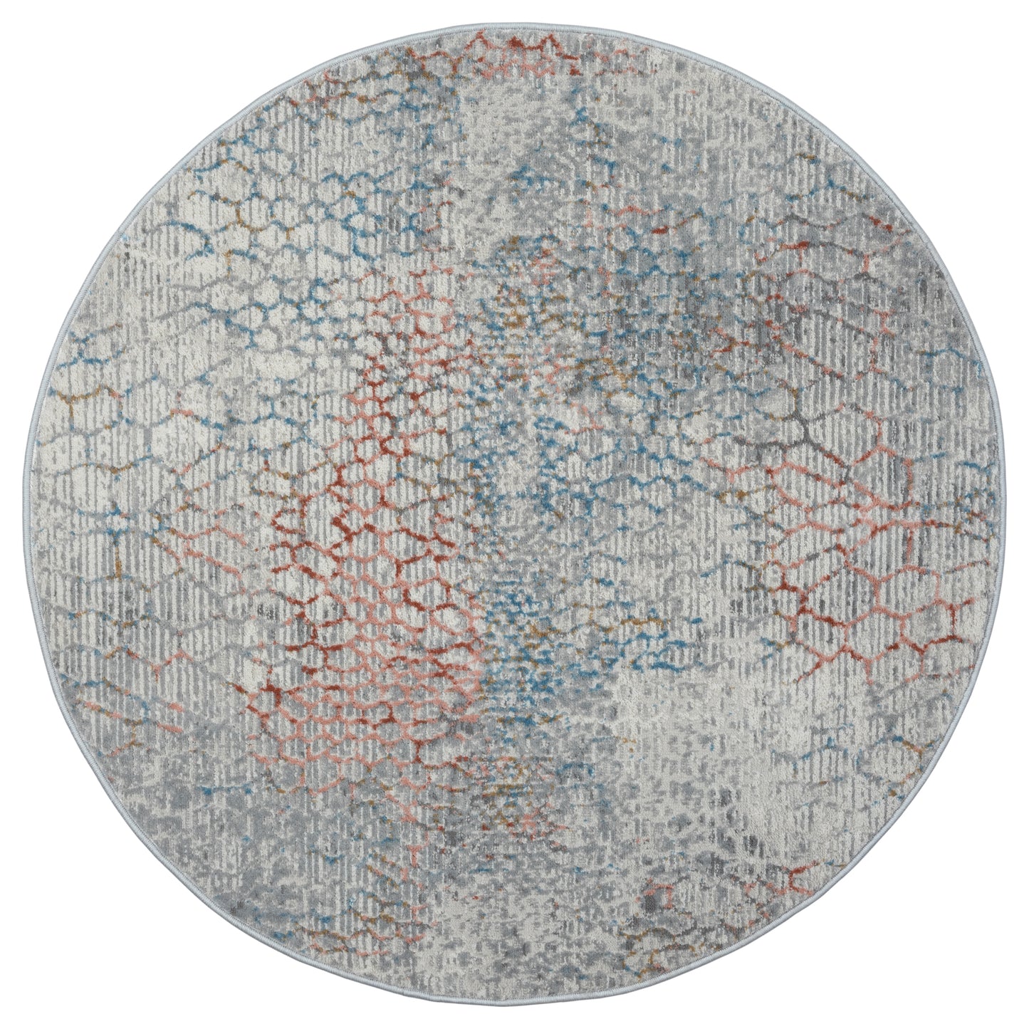 Teppich RADICI rund multi-color 120 x 120 cm