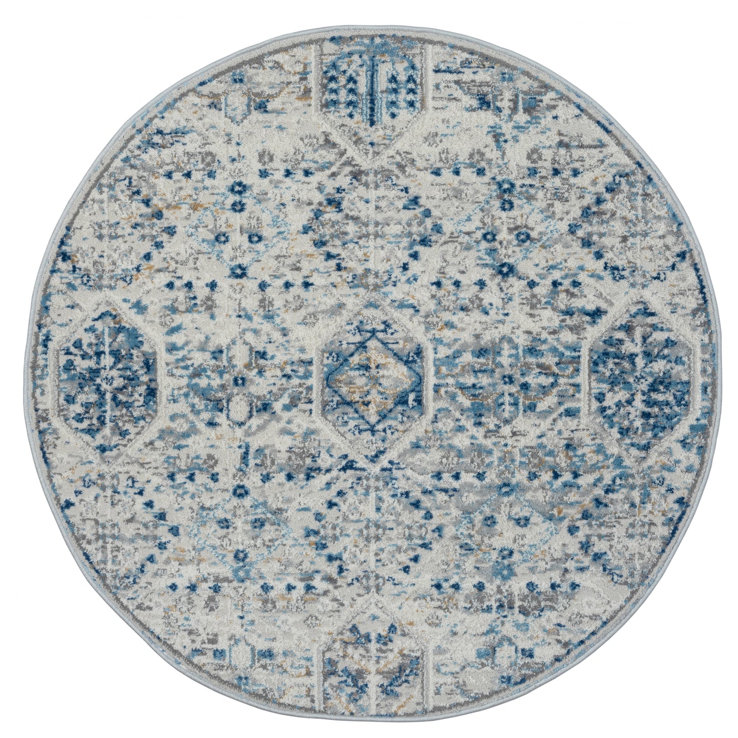 Teppich HERIZ No.2 rund multi-color 120 x 120 cm