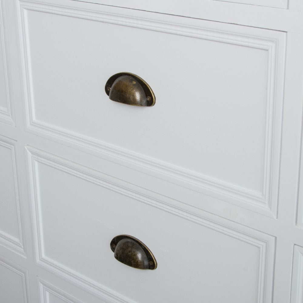 Sideboard Apothekerkommode VENICE weiss 141x96cm